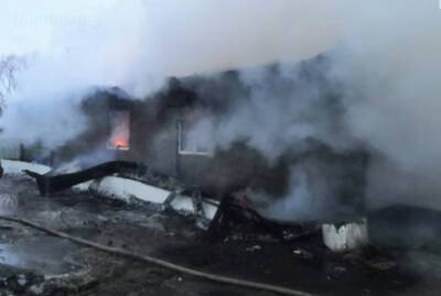 В Башкирии сгорел дом, в котором проживала семья с 10 детьми