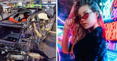 BMW, на котором разбился друг Литвина, принадлежит 23-летней блогерше