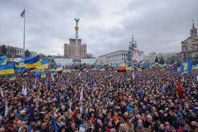 В Украине восьмая годовщина Революции достоинства