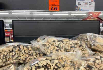 «Зима будет холодной»: в немецких супермаркетах начали продавать дрова - Русская семерка