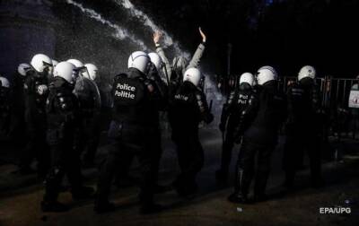 COVID-протесты в Брюсселе: полиция применила слезоточивый газ