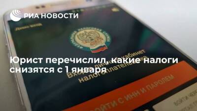 Юрист Соловьев перечислил, какие налоги снизятся с 1 января