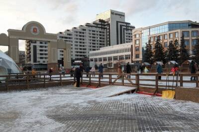 Каток на площади Мира в Красноярске закроют 22 ноября