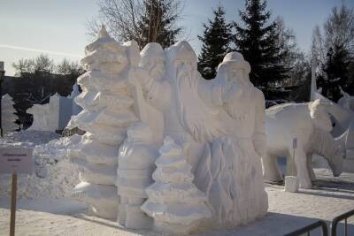 16 ледовыми скульптурами будет украшена Новособорная площадь Томска к Новому году