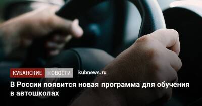 В России появится новая программа для обучения в автошколах