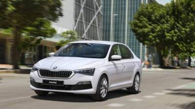 Продажи ŠKODA RAPID выросли на 99% в январе-октябре 2021 года