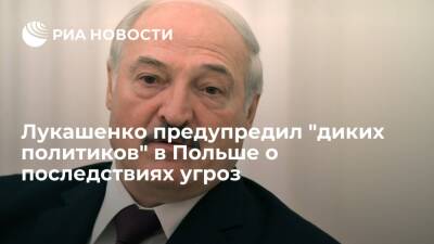 Лукашенко: в случае закрытия границы с белорусами поляки поедут на восток через Донбасс