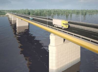 В ХМАО показали 3D-модель главного проекта Комаровой — моста через Обь