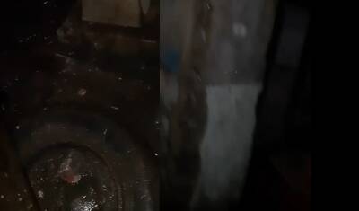 В доме на Индустриальной подвалы затапливает вода