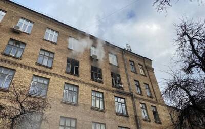 В Киеве произошел пожар в институте автоматики