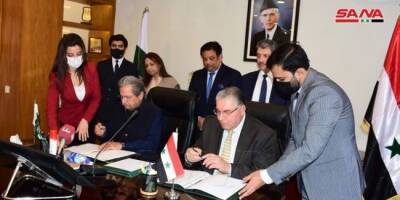 Сирия и Пакистан подписали важное соглашение
