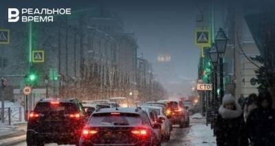 Вечером в Казани образовались 8-балльные пробки
