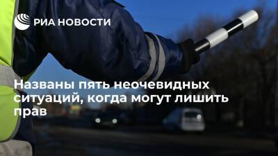 Петр Шкуматов - Autonews назвал пять неочевидных ситуаций, когда могут лишить водительских прав - ria.ru - Москва