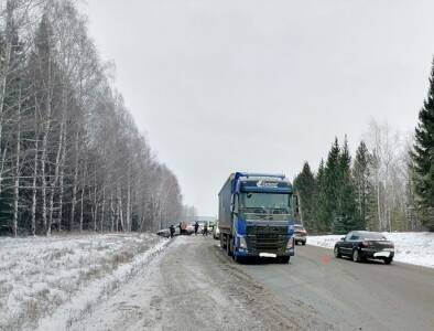 В Кунгурском округе произошло столкновение на трассе Пермь-Екатеринбург