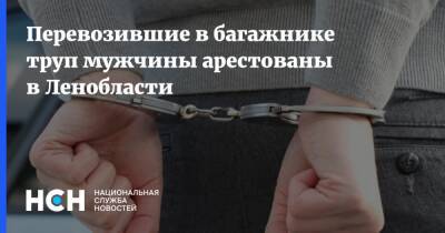 Перевозившие в багажнике труп мужчины арестованы в Ленобласти