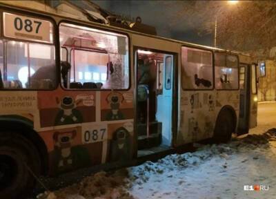 Разгромивший топором троллейбус пассажир задержан в Екатеринбурге