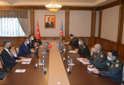 Глава минобороны Азербайджана встретился с делегацией турецкой компании ASELSAN (ФОТО)