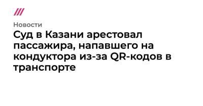 Суд в Казани арестовал пассажира, напавшего на кондуктора из-за QR-кодов в транспорте