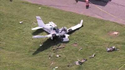 В Норвегии упал учебный легкий самолет