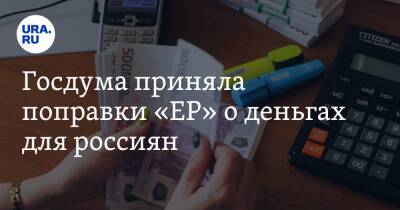 Госдума приняла поправки «ЕР» о деньгах для россиян
