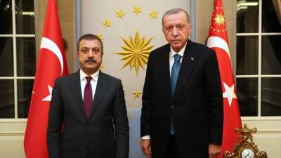 Состоялась встреча Реджепа Тайипа Эрдогана с председателем Центрального банка Турецкой Республики