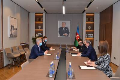 Джейхун Байрамов встретился с послом Аргентины (ФОТО)