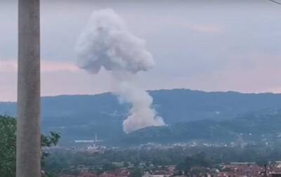 Вблизи столицы Сербии произошел взрыв на заводе по производству боеприпасов