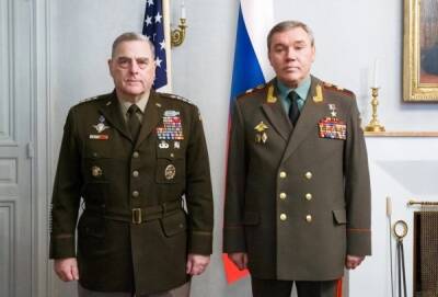 Главы генштабов России и США обсудили международную безопасность