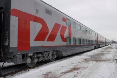 В Костроме обкатали поезд с двухэтажными вагонами из Петербурга