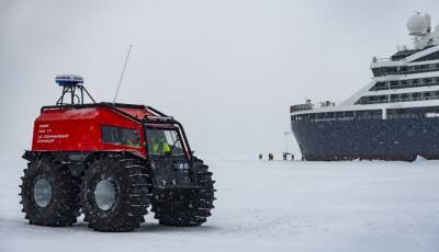 Украинский вездеход Sherp прошел успешные испытания на Северном полюсе