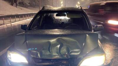 Снег в Киевской области: за сутки произошло более 40 ДТП