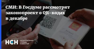 СМИ: В Госдуме рассмотрят законопроект о QR-кодах в декабре