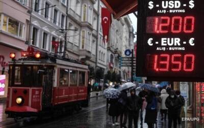 Реджеп Тайип Эрдоган - Турецкая лира продолжает рекордно падать - korrespondent.net - Украина - Турция