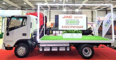 В Украине презентовали первый электрогрузовик — заряда хватает на 200 км