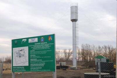 В одном из посёлков Притамбовья в начале декабря запустят новую водонапорную башню