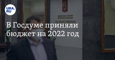 В Госдуме приняли бюджет на 2022 год