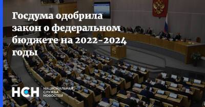 Госдума одобрила закон о федеральном бюджете на 2022-2024 годы
