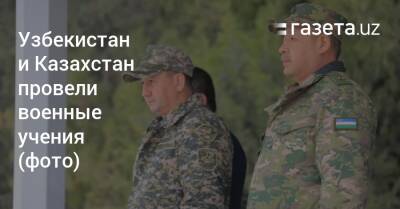 Узбекистан и Казахстан провели военные учения (фото)