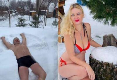 Драматурги из Новосибирска натёрлись снегом по примеру вице-мэра Терешковой