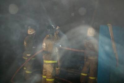 Поздно вечером в Ивановской области сгорел частный дом