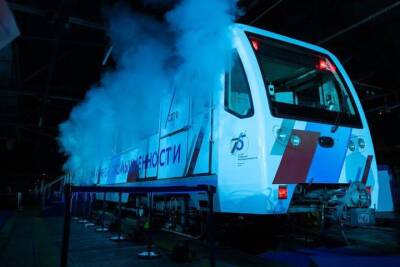 В столичном метро запустили поезд в честь 10-летия электронных госуслуг в Москве