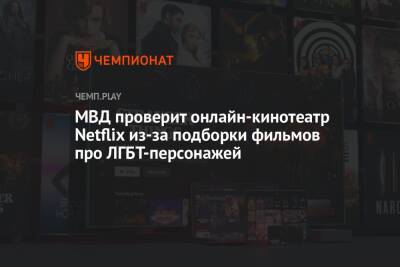 МВД проверит онлайн-кинотеатр Netflix из-за подборки фильмов про ЛГБТ-персонажей