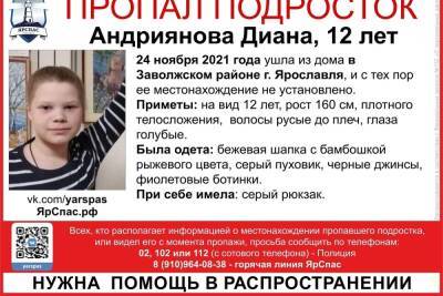 В Ярославле ищут 12-летнюю девочку