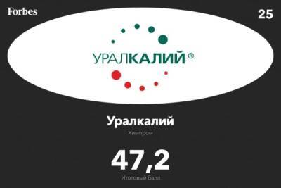 В рейтинге лучших работодателей России «Уралкалий» получил серебро