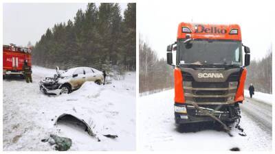В Новосибирской области два человека погибли в ДТП с грузовиком «Скания»
