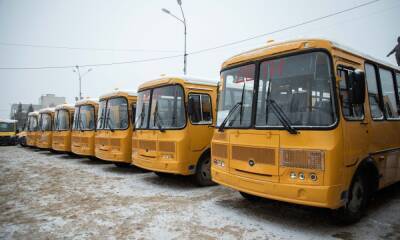 В Карелию поступило 28 новых школьных автобусов