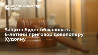 Альберт Худоян - Защита будет обжаловать 6-летний приговор девелоперу Худояну - realty.ria.ru - Москва
