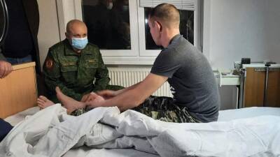 Губернатор Кемеровской области посетил пострадавших шахтеров в больнице