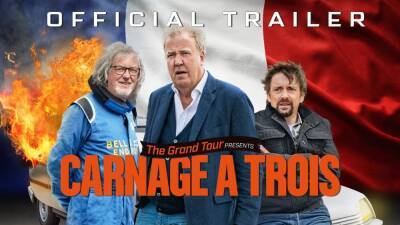 Кларксон, Мэй и Хаммонд сняли спецвыпуск автошоу The Grand Tour Presents: Carnage A Trois о путешествии в Францию [трейлер]