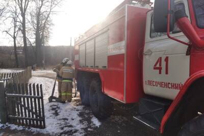 В Суворовской больнице работали пожарные